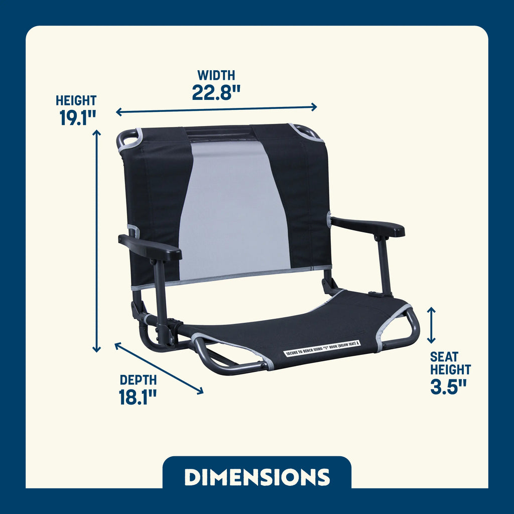 Big Comfort Stadium Chair™ with Armrests | SJCN | 8315 | C8315
